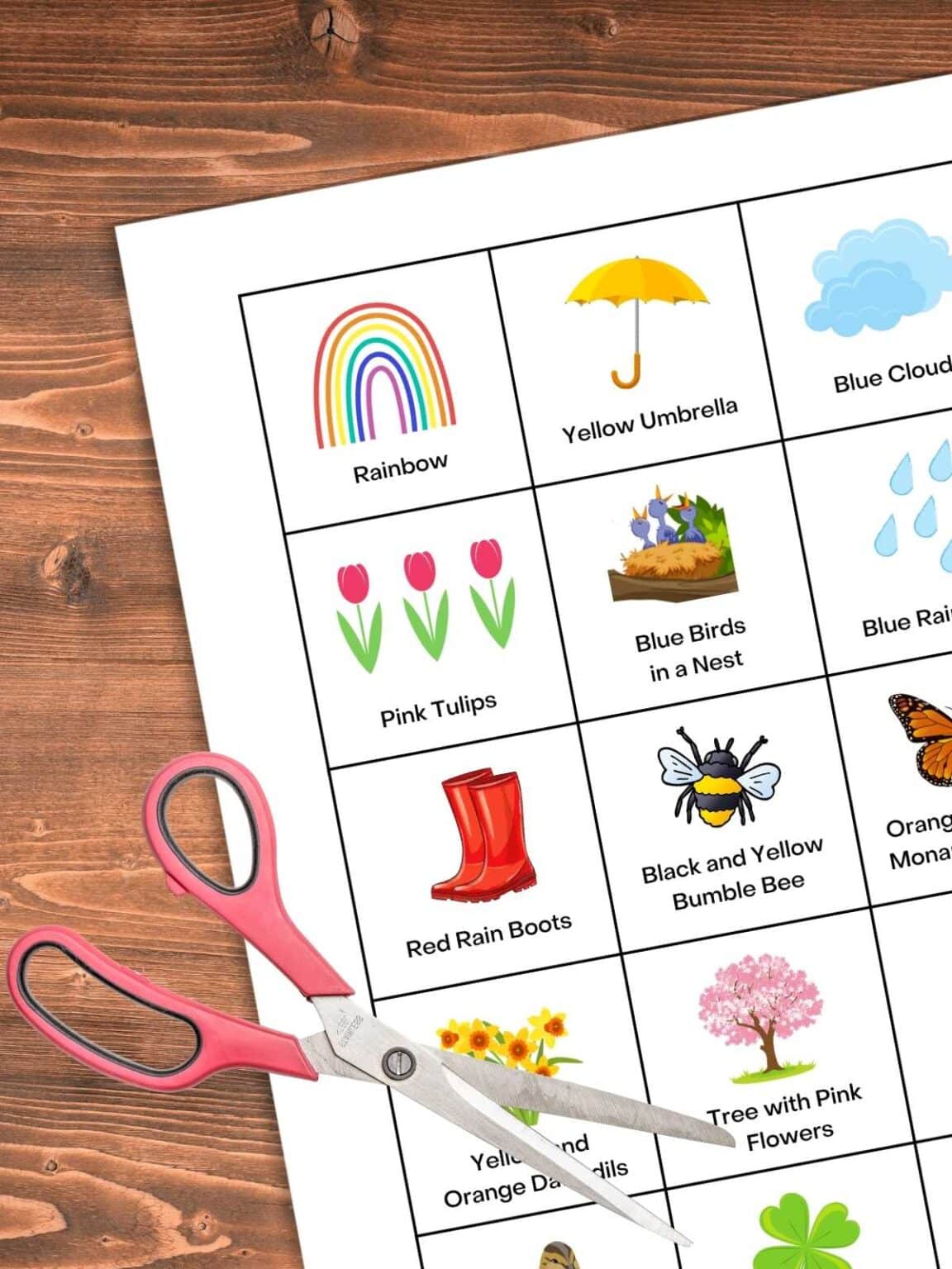 Spring Bingo - Nature Inspired Learning