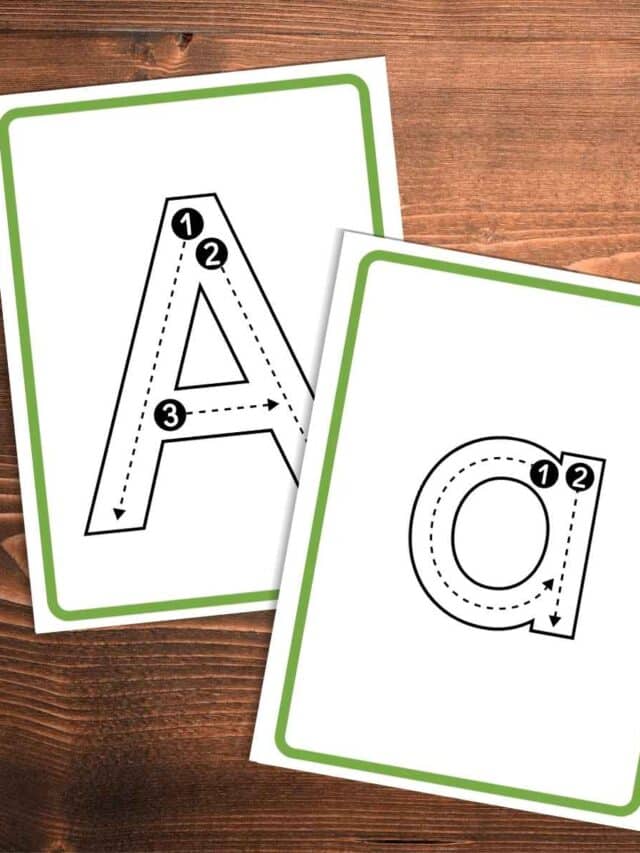 Letter Formation Cards (Free)